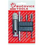 Bučovice Tools 948410 - Sada závitníků metrických metrických BIT 4, rozsah M3-M10, Rychlořezná ocel (HSS)