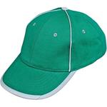 Čepice, kšiltovka baseballová s reflexním proužkem, RIOM, zelená, (vel.uni)