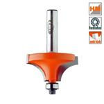 CMT Orange Tools C93916711 - Zaoblovací fréza vydutá na dřevo pr. 16,7 x 12,7 mm, radius R=2,0 mm s ložiskem, stopka 8 mm