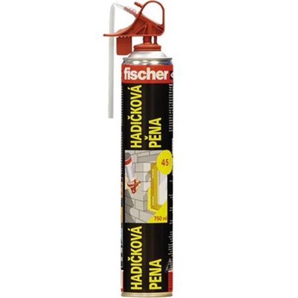 Fischer 525005 - Pěna montážní 750ml, polyuretanová, PU 750, fisher ventil, objem 45L