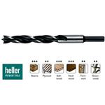 Heller 11910 8 - Vrták do dřeva pr. 4 x 43/75 mm, spirálový se středícím hrotem 0333 CV