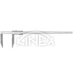 Kinex 6015-12-125 - Posuvné měřítko  600mm s jemným stavěním, vnitřní měření, čelisti 125mm, dělení 0,02mm, DIN 862, ČSN 251231