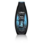 Lilien 06301 - Sprchový gel, šampon pro muže - Ice cool, 400ml
