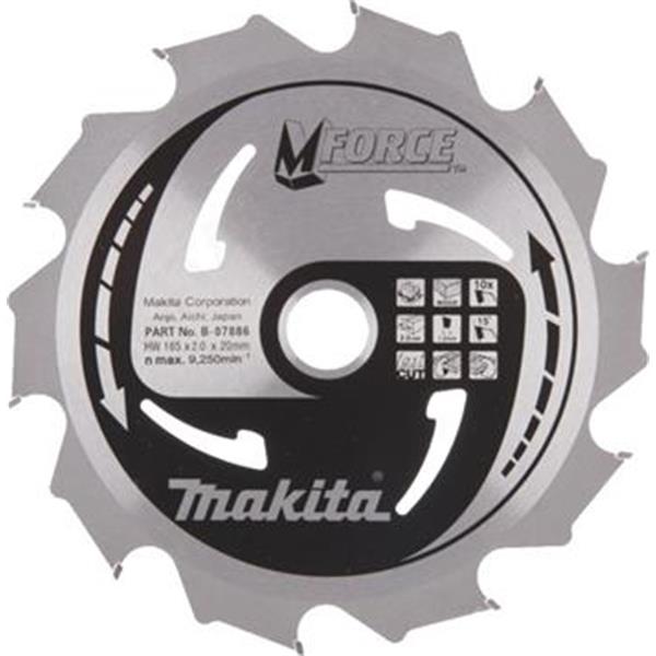 Makita B-07886 - Pilový kotouč 165x20 mm, počet zubů 10T