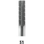 Medin 229310 - Fréza technická pr. 6x20/60mm, s válcovou stopkou 6mm, HSS, typ 51 zub č. 3