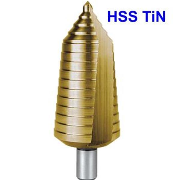 Ruko 101097T - Vrták do kovu pr. 6-40mm stupňovitý, stopka 13mm č.13, HSS TiN CBN