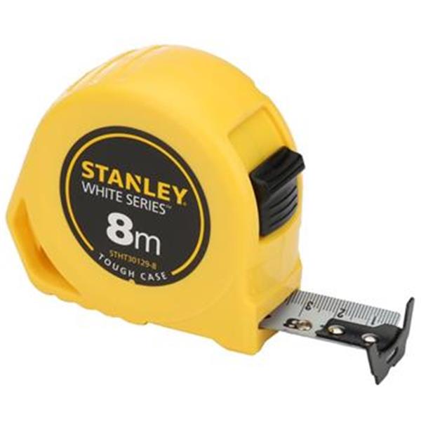 Stanley STHT30129-8 - Metr svinovací 8m, žlutá ocelová páska 25mm, tř. př. II, plastový obal