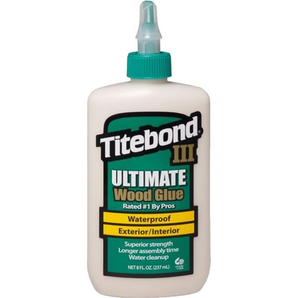 Titebond III Ultimate D4 - Extrémě voděodolné lepidlo na dřevo D4 (237ml) pro vnitřní i venkovní použití