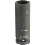 Triumf 100-03019 - Hlavice nástrčná - ořech  1/2" 34 mm prodloužená 12-hran, průmyslová (kovaná)