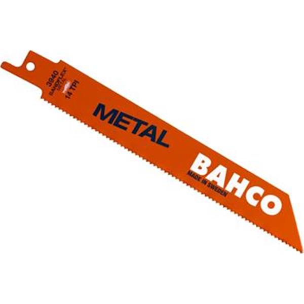 Bahco 3940-100-14-ST-5P - Pily do pilky ocasky délka 100 mm METAL na kov, zub 1,8 mm (14TPI) balení 5ks