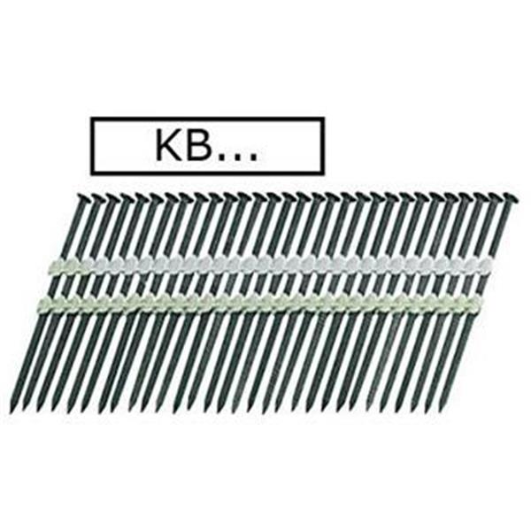Bostitch KB460SP145 - Hřebík kroucený 4,6 x 145 mm spojený plastem v pruzích, úhel 21°, balení 11,1kg / 660ks