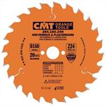 CMT Orange Tools 284.160.24H - Pilový kotouč na neželezné kovy a plasty - D160x2,2 d20 Z24 HW