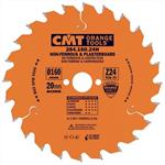 CMT Orange Tools 284.160.24H - Pilový kotouč na neželezné kovy a plasty pr. 160 x 2,2 mm otvor pr. 20 mm Z24 HW