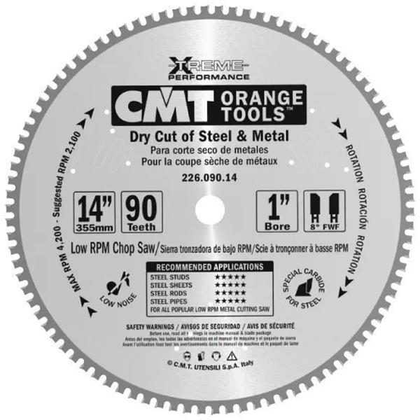 CMT Orange Tools C22659014 - X Treme Pilový kotouč na nerez ocel pr. 355 x 2,2 d25,4 Z90 HW