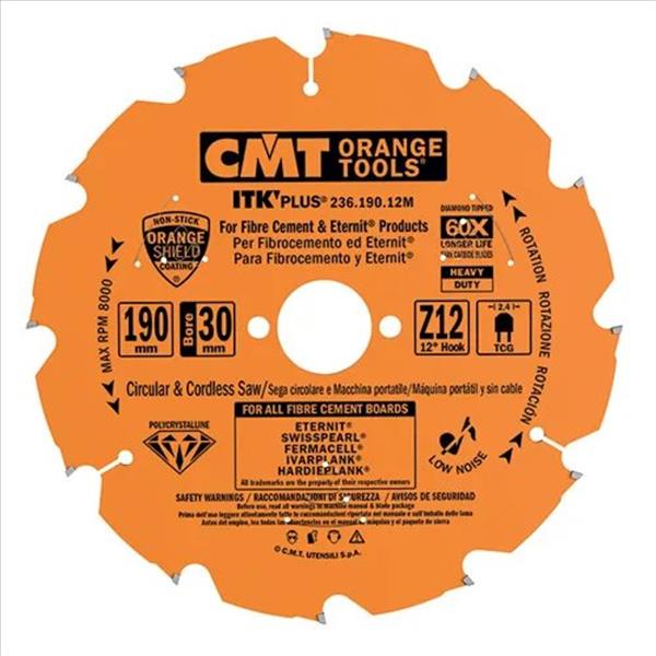 CMT Orange Tools C23625016M - ITK Diamantový pilový kotouč na cementotřískové desky pr. 250 x 2,2 mm otvor pr. 30 mm Z16