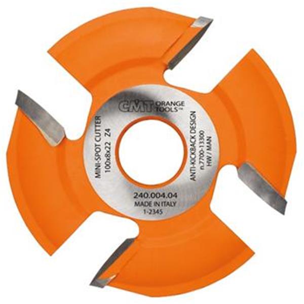 CMT Orange Tools C24000404 - Kotouč na zásmolky pro lamelovací frézky 100x8,0x22mm, 4 zuby