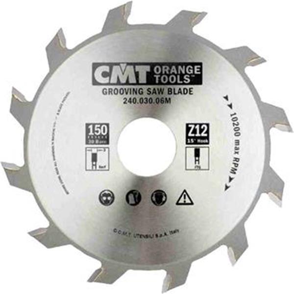 CMT Orange Tools C24006006M - Drážkovací pilový kotouč 150x6,0x30mm, 12 zubů