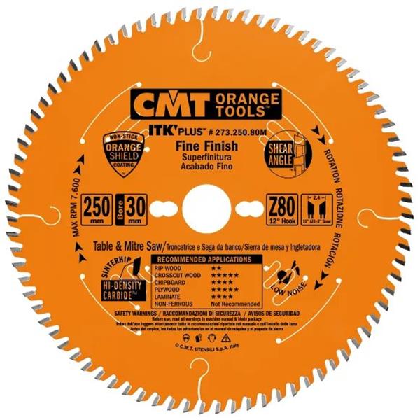 CMT Orange Tools C27321664M - ITK Ultra tenký kotouč pro příčné finální řezy pr. 216 x 1,8 mm otvor pr. 30 mm Z64 HW