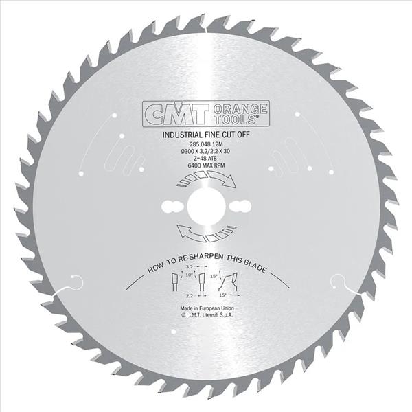 CMT Orange Tools C28505418M - Industrial Pilový kotouč pro podélné a příčné řezy pr. 450 x 3,8 mm otvor pr. 30 mm Z54 HW Odhlučněn