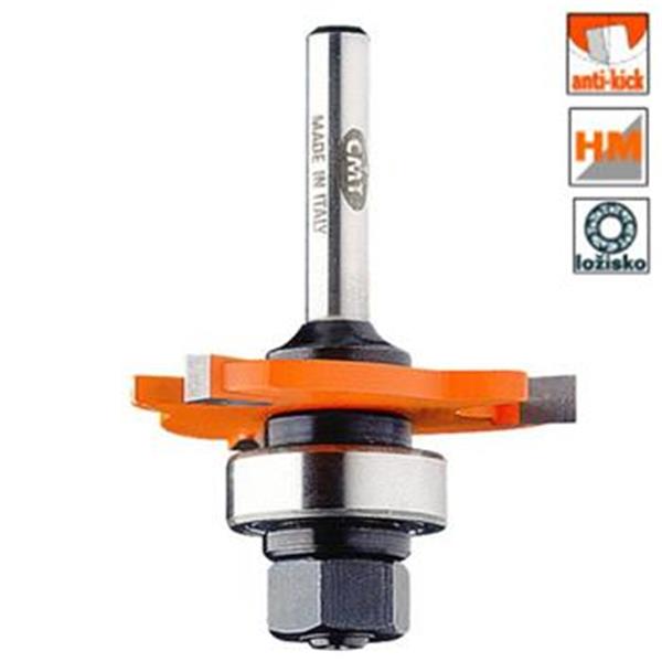 CMT Orange Tools C92231511A - Talířová drážkovací fréza pr. 47,6 mm drážka 1,5 mm s kopírovacím ložiskem