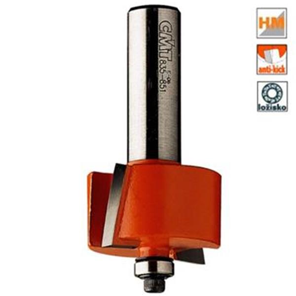 CMT Orange Tools C93585111 - Falcovací fréza na plodrážku na dřevo pr. 34,9x12,7mm s ložiskem, stopka 12 mm