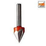CMT Orange Tools C95800311 - Fréza na V-drážku pr. 12,7x10,0mm úhel 60° stopka 8mm