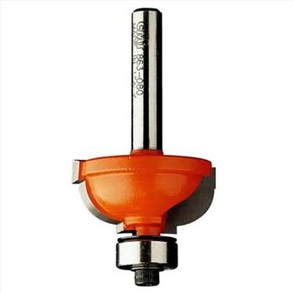 CMT Orange Tools C96308011 - Zaoblovací fréza vypouklá na dřevo pr 31,7x14,3mm, R=8 s ložiskem, stopka 8 mm