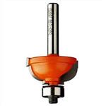 CMT Orange Tools C96308011 - Zaoblovací fréza vypouklá na dřevo pr 31,7x14,3mm, R=8 s ložiskem, stopka 8 mm