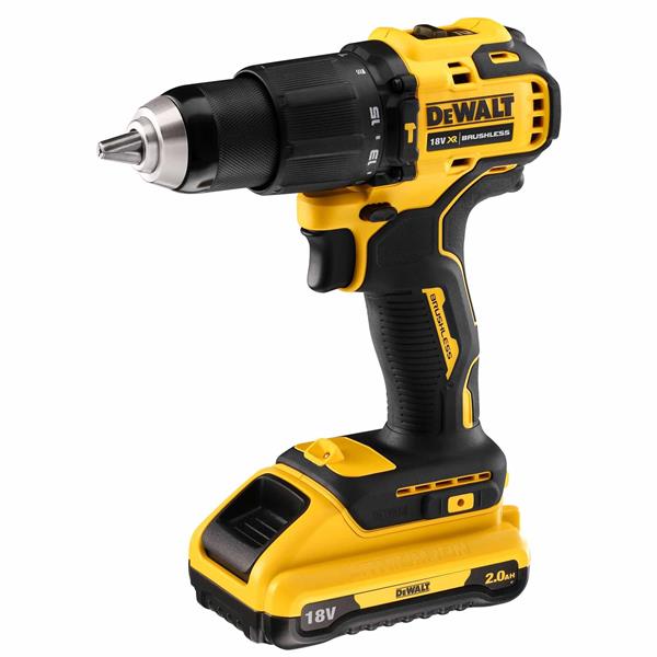 DEWALT DCD709D2T-QW - 18V vrtačka s příklepem 2x aku Li-Ion / 2,0 Ah 26/65 Nm