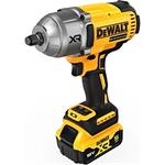 DeWALT DCF900P2T-QW - 18V rázový utahovák 2x aku Li-Ion /5,0 Ah / 1355 Nm / uchycení 1/2´´