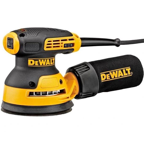 DEWALT DWE6423-QS - Elektronická excentrická bruska 125mm, 280W, rozkmit 2,5mm, 1,3kg - elektronika