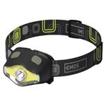 EMOS 1441263110 (P3536) - Čelovka COB LED dioda, do 100 m, napájení 3xAAA