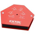 Extol Premium 8815194 - Magnet pomocný pro sváření úhlů 30°, 45°, 60°, 75°, 90°, 135°, nosnost do 22kg rozměr 118 x 90 x 17 mm