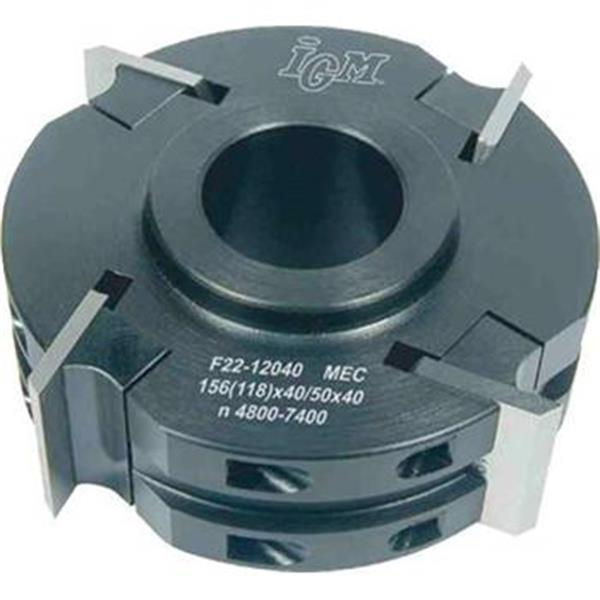 IGM F022-12031 - Univerzální frézovací hlava pr. 120x40-50x30mm ocelové tělo