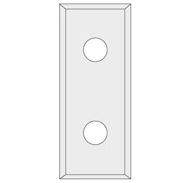 IGM N012-49945 - Žiletka tvrdokovová obdelníková Z4 - 49,5x9x1,5 mm UNI HM