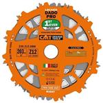 CMT Orange Tools C23031208 - Sada drážkovacích kotoučů na dřevo DADO PRO pr. 203 x 6,2-20 mm otvor pr. 15,87 mm, zubů Z12 HW