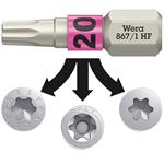 Wera 05066142001 - BIT 1/4" Torx T20x 25mm, serie 867/4 HF BO s bezpečnostním otvorem a přidržovací funkcí