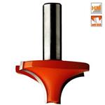 CMT Orange Tools C92708011 - Zaoblovací fréza vydutá na dřevo pr. 28,6x12,7mm HM R=8, stopka 8 mm