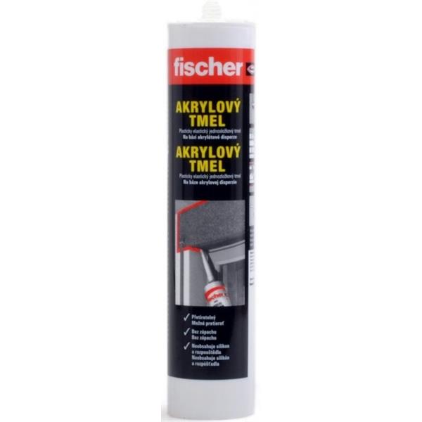 Fischer 525022 - Tmel akrylátový 310ml, bílý, pro interiéry