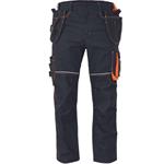 Kalhoty pracovní do pasu KNOXFIELD 320 (vel.52) černo - oranžová, montérkové 