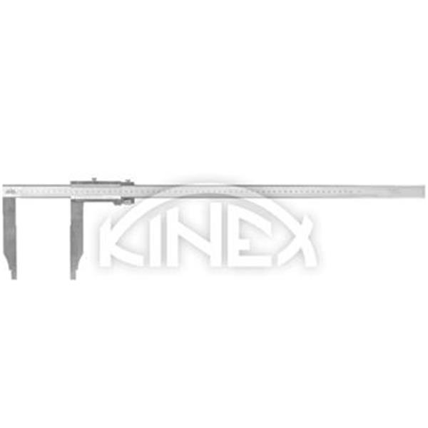 Kinex 6015-02-150 - Posuvné měřítko 500mm s jemným stavěním, vnitřní měření, čelisti 150mm, dělení 0,02mm, DIN 862, ČSN 251231