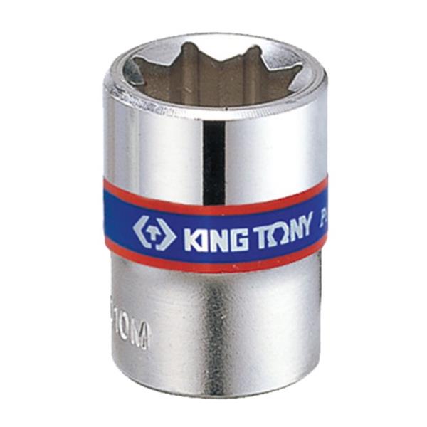 King Tony 231010M - Hlavice nástrčná ořech 1/4", 8-hran Double Square 10 mm