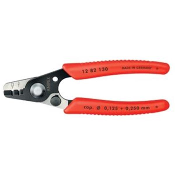 Knipex 12 82 130 SB - Kleště odizolovací 130mm na světlovody, pr. 0,125; 0,250mm