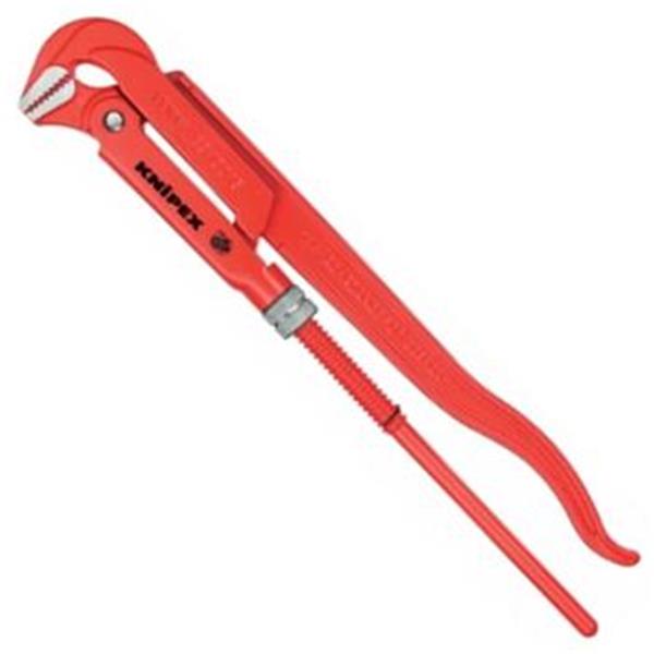 Knipex 83 10 040 - Hasák do 4 " vyhnuté čelisti 90°, universální, rozsah 10-130mm, délka 750mm, rukojeti lakované