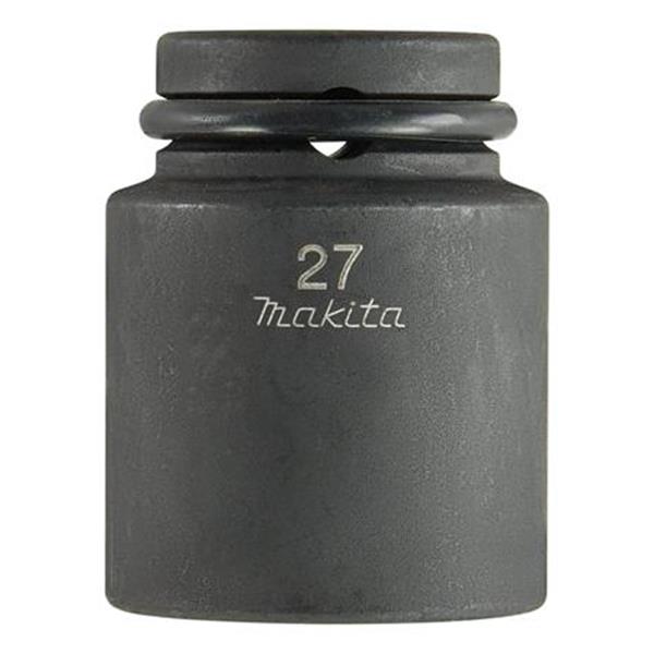 Makita 134844-7 - Hlavice nástrčná - ořech 1/2", velikost 27 mm, průmyslová (kovaná) (new E-16215)