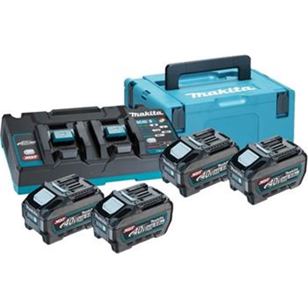 Makita 191U42-2 - sada Li-ion XGT 40V 4ks BL4050F+1ks DC40RB+1ksMakpac