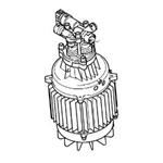 Makita 3640810 - Náhradní díl - motor  HW112