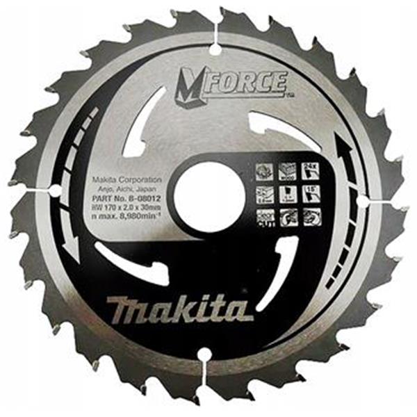 Makita B-08012 - Kotouč pilový pr. 170 x 2,0 x 30mm 24 Z =new B-32013
