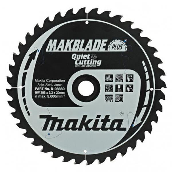 Makita B-08660 - Kotouč pilový pr. 305 x 2,3 x 30mm 40 Z dřevo =new B-32493