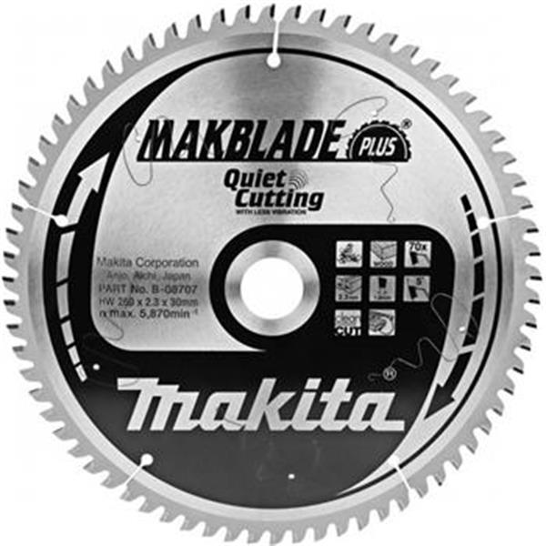 Makita B-08707 - Kotouč pilový pr. 260 x 2,3 x 30mm počet zubů 70